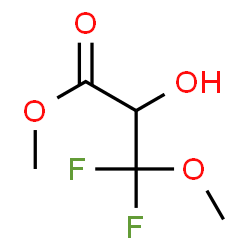 Propanoic acid,3,3-difluoro-2-hydroxy-3-methoxy-,methyl ester结构式