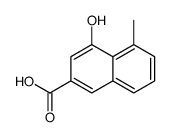 4-hydroxy-5-methylnaphthalene-2-carboxylic acid Structure
