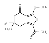 1-ACETYL-6,6-DIMETHYL-3-(METHYLTHIO)-4,5,6,7-TETRAHYDROBENZO[C]THIOPHEN-4-ONE picture