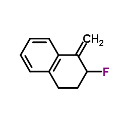 Naphthalene, 2-fluoro-1,2,3,4-tetrahydro-1-methylene- (9CI) structure