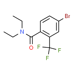 N,N-diethyl 4-bromo-2-(trifluoromethy)benzamide picture