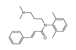 (Z)-N-(3-Dimethylamino-propyl)-N-(2,6-dimethyl-phenyl)-3-phenyl-acrylamide Structure