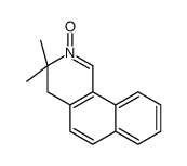 3,3-dimethyl-2-oxido-4H-benzo[h]isoquinolin-2-ium结构式