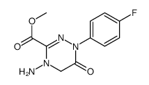 4-Amino-1-(4-fluorophenyl)-6-oxo-1,4,5,6-tetrahydro[1,2,4]triazine-3-c arboxylic acid, methyl ester picture