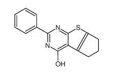 3-phenyl-2,6,7,8-tetrahydrocyclopenta[2,3]thieno[2,4-b]pyrimidin-1-one Structure