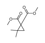 dimethyl 2,2-dimethylcyclopropane-1,1-dicarboxylate Structure
