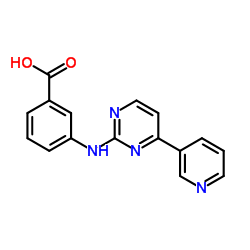3-{[4-(3-Pyridinyl)-2-pyrimidinyl]amino}benzoic acid Structure