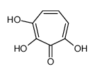 2,3,4-trihydroxycyclohepta-2,4,6-trien-1-one Structure