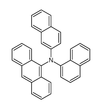 N-naphthalen-1-yl-N-naphthalen-2-ylanthracen-9-amine Structure