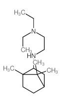 N,N-diethyl-N-(1,7,7-trimethylnorbornan-2-yl)ethane-1,2-diamine结构式
