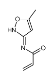 N-(5-甲基异恶唑-3-基)丙烯酰胺结构式