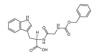 Z-Gly-D-Trp-OH结构式