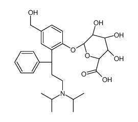 5-Hydroxymethyl Tolterodine β-D-Glucuronide structure