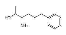 3-amino-6-phenyl-hexan-2-ol结构式