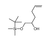 1-[tert-butyl(dimethyl)silyl]oxyhex-5-en-2-ol结构式
