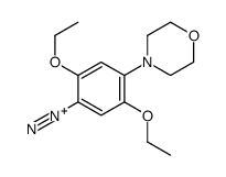 2,5-diethoxy-4-(morpholin-4-yl)benzenediazonium结构式