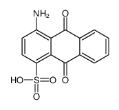 4-amino-9,10-dioxoanthracene-1-sulfonic acid Structure