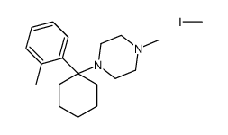 iodomethane,1-methyl-4-[1-(2-methylphenyl)cyclohexyl]piperazine结构式