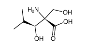 (3S)-2-amino-3-hydroxy-2-(hydroxymethyl)-4-methylpentanoic acid Structure