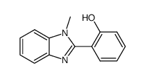 2-(1-methyl-1H-benzimidazol-2-yl)phenol结构式
