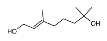 3,7-dimethyl-oct-2-ene-1,7-diol Structure