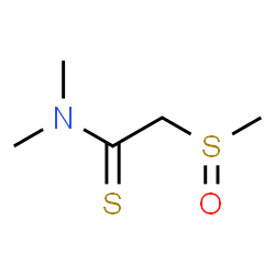 Ethanethioamide,N,N-dimethyl-2-(methylsulfinyl)- Structure
