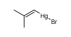 2,2-dimethylethenylmercury bromide Structure