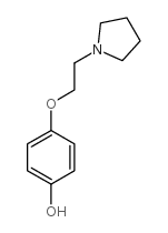 phenol , 4-[2-(1-pyrolidinyl)ethoxy]-(9ci) picture