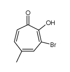 3-bromo-5-methyl-tropolone结构式