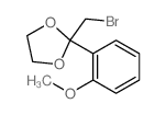 1,3-Dioxolane,2-(bromomethyl)-2-(2-methoxyphenyl)-结构式
