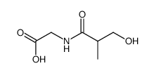 Glycine, N-(3-hydroxy-2-methyl-1-oxopropyl)- (9CI) structure