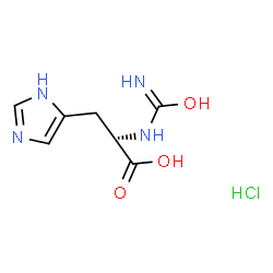 N-CARBAMYL-L-HISTIDINE HYDROCHLORIDE结构式