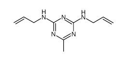 N,N'-diallyl-6-methyl-[1,3,5]triazine-2,4-diamine Structure