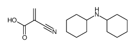 Dicyclohexylamine 2-cyanoacrylate Structure