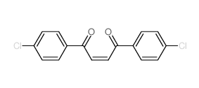 2-Butene-1,4-dione,1,4-bis(4-chlorophenyl)-, (2Z)-结构式