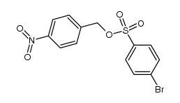 4-Brom-benzolsulfonsaeure-(4-nitro-benzyl)-ester Structure