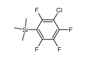 m-chlorotetrafluorotrimethylsilylbenzene Structure