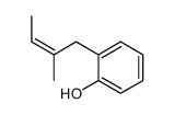 2-(2-methylbut-2-enyl)phenol结构式