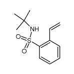 N-tert-butyl-2-vinylbenzenesulfonamide结构式