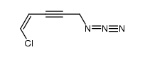 (Z)-5-chloro-1-azidopent-4-en-2-yne Structure