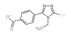 4-Ethyl-5-(4-nitro-phenyl)-4H-[1,2,4]triazole-3-thiol structure