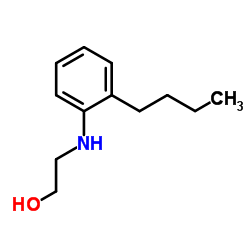 2-[(2-Butylphenyl)amino]ethanol structure