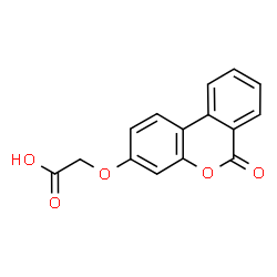 2-(6-oxobenzo[c]chromen-3-yl)oxyacetic acid结构式