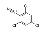 2,4,6-trichlorobenzenediazonium structure