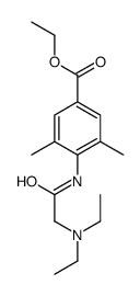 ethyl 4-[[2-(diethylamino)acetyl]amino]-3,5-dimethylbenzoate结构式