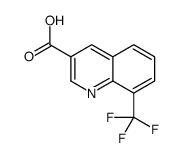 8-(trifluoromethyl)quinoline-3-carboxylic acid Structure