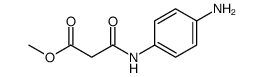 methyl 3-(4-aminoanilino)-3-oxopropanoate结构式