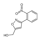 3-(2-nitrophenyl)-5-hydroxymethylisoxazole Structure