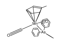 (methylcyclopentadienyl)Mn(CO)2AsPh3结构式
