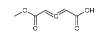 2,3-Pentadien-dicarbonsaeure-monomethylester Structure